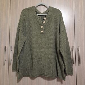 Olive Green Thermal Top